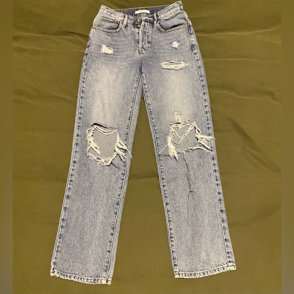 PacSun Eco Medium Distressed Dad Jeans - Women’s Size 24